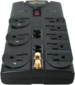TRIPP LITE TLP810NET 10 Feet 8 Outlets 3240 Joules 8 Outlets 3240 Joules 10 Feet Cord with Tel / DSL / Coax Protect It! Surge Suppressor