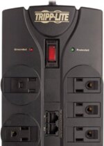 TRIPP LITE TLP810NET 10 Feet 8 Outlets 3240 Joules 8 Outlets 3240 Joules 10 Feet Cord with Tel / DSL / Coax Protect It! Surge Suppressor