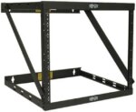 Tripp Lite Wall-Mount 2-Post Open Frame Rack, 8U / 12U / 22U Expandable Low-Profile Switch-Depth (SRWO8U22)