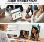 UPERFECT Portable Monitor 15.6 inch, 1080P FHD USB-C Portable Laptop Monitor HDMI Travel Monitor w/VESA & Smart Case, Matte IPS Display Eye Care
