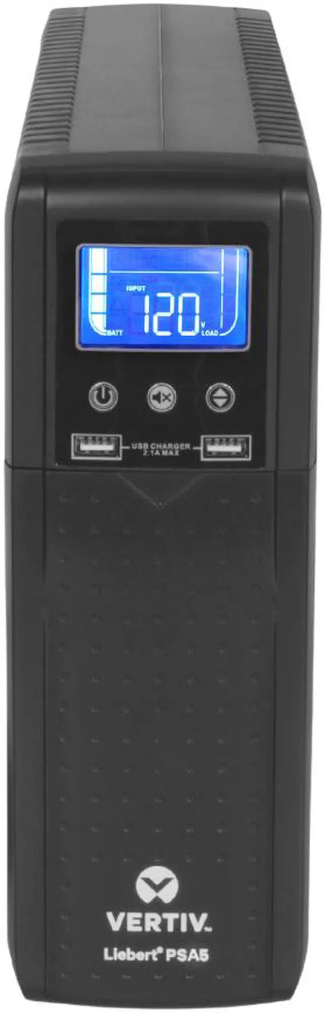 Vertiv Liebert PSA5-1500MT120 PSA5 UPS -1500VA/900W 120V| Line Interactive AVR Tower UPS - Battery Backup and Surge Protection|10 Total Outlets | 2
