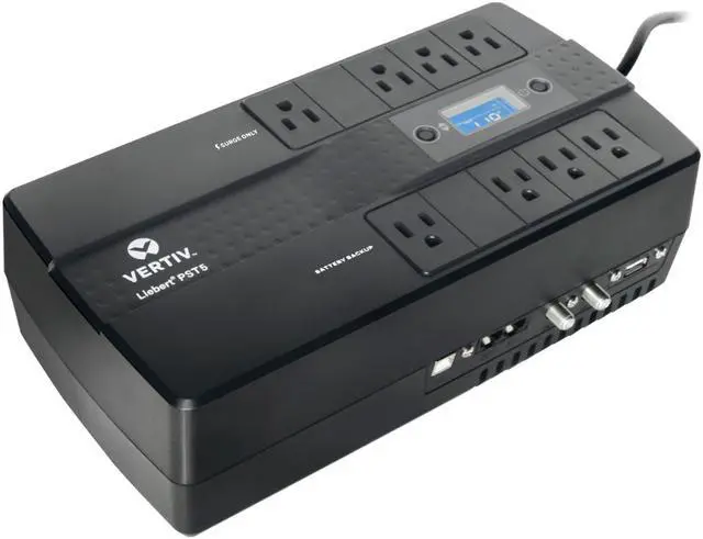 Vertiv Liebert PST5-850MT120 PST5 UPS - 850VA/500W 120V| Battery Backup & Surge Protection - 8 Outlets | Energy Star Certified