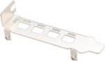 XtremeAmazing Low Profile Bracket for Nvidia Quadro NVS 510 K1200 Video Graphics Card 8mm