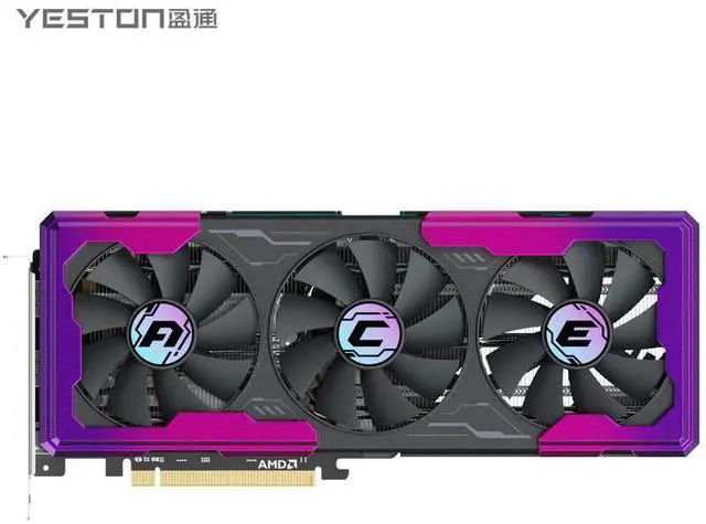 Yeston ACE Radeon RX9060XT 16G GDDR6 Desktop computer PC Video Graphics Cards support PCI-Express 5.0 2*DP+1*HDMI-compatible ARGB graphics card