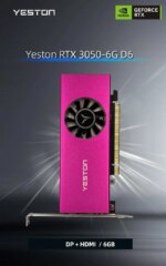 Yeston GeForce RTX 3050 6GB GDDR6 LP Graphics cards pci express 3.0 video cards Desktop computer PC video gaming graphics card RTX3050 - 6GD6 LP