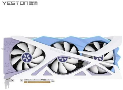 Yeston Sakura Radeon RX 9070 XT 16G GDDR6 256bit 4nm Desktop computer PC Video Graphics Cards support PCI-Express 5.0 3*DP+1*HDMI-compatible ARGB