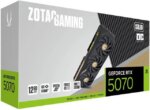 ZOTAC Solid OC GeForce RTX 5070 12GB 192-Bit GDDR7 PCI Express 5.0 DLSS 4.0 Graphics Card ZOTAC GAMING ZT-B50700J-10P