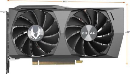 ZOTAC ZT-A30600E-10M Twin Edge GeForce RTX 3060 Graphics Card